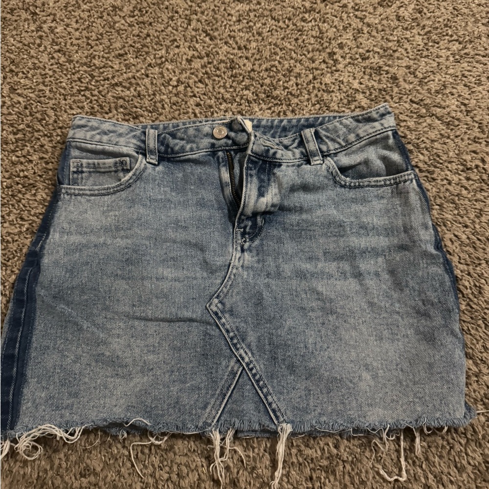 PacSun Blue Denim Mini Skirt